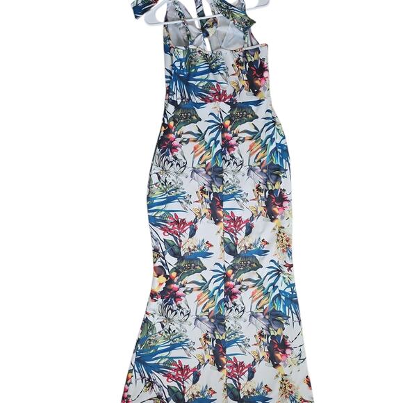 Tropical Floral Maxi Dress - Picture 5 of 6